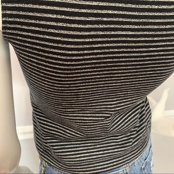 Madewell black & white striped crop top - XXS - Picture 7 of 8